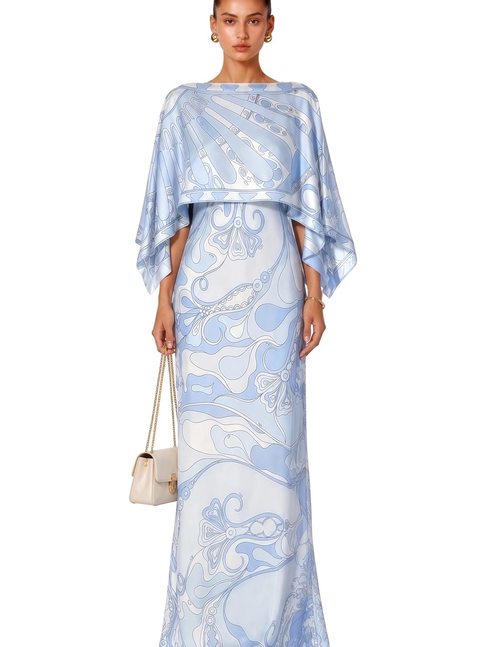 NWT Miss Rosier Lucasta Blue Dress Set
